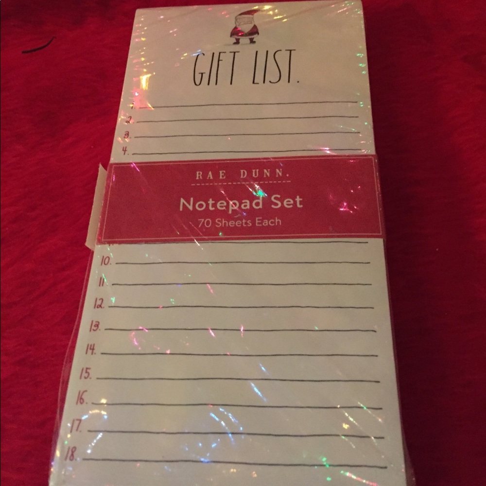 Rae Dunn notepad set